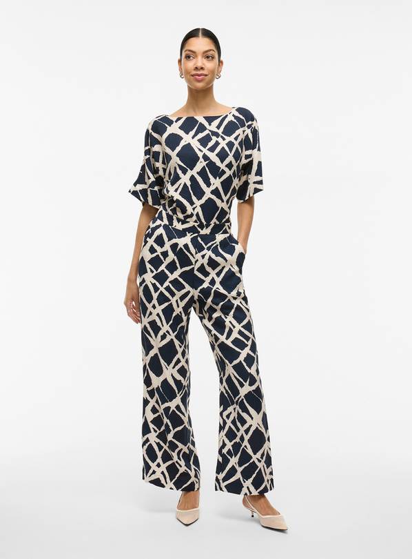 VILA High Waist Wide Co-ord Pants 10